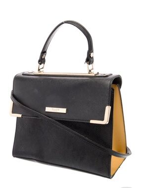 Dune London Black Top-Handle Satchel
